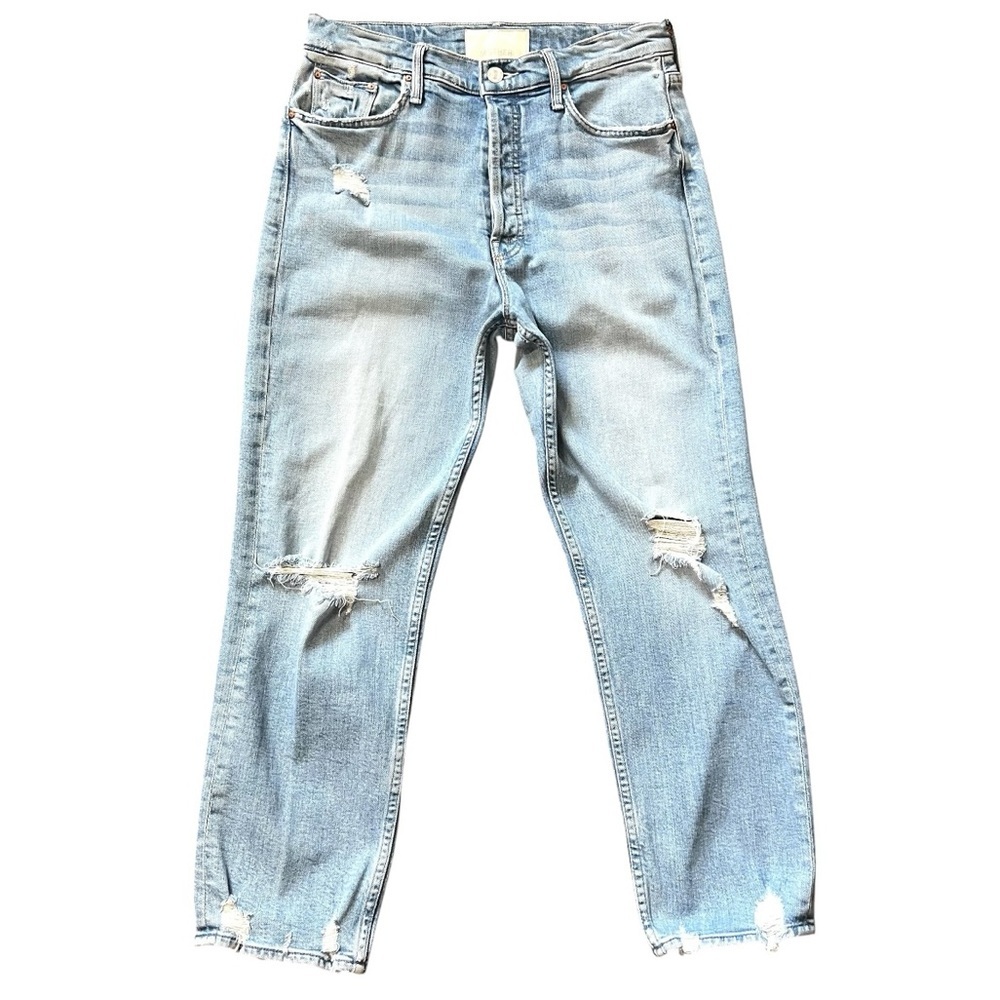 Mother Superior The Tomcat The Confession Distressed Button Fly Straight Jean 30 - Picture 3 of 16